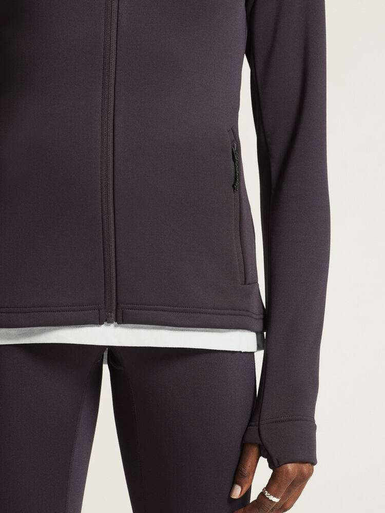 Craft - ADV Explore Power Fleece Hood Jacket W Dk Plum S