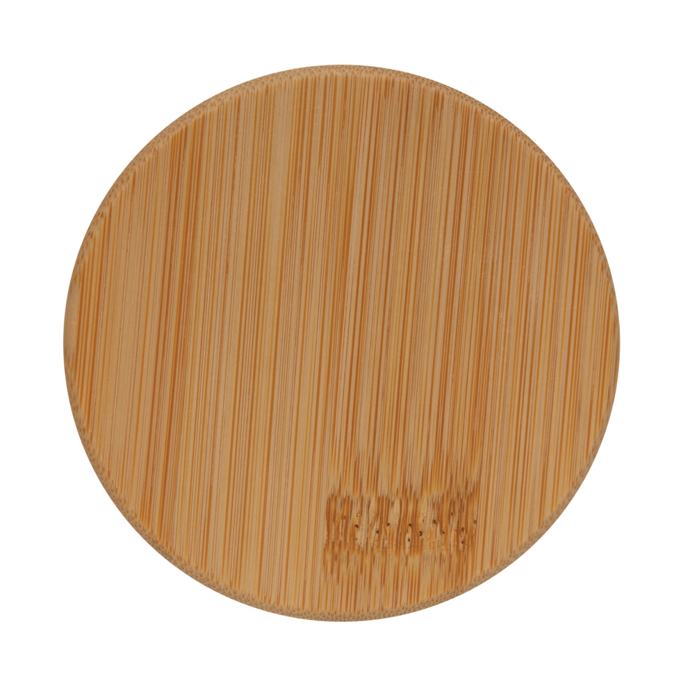 Dubbelwandig borosilicaatglas met bamboe deksel 250ml set