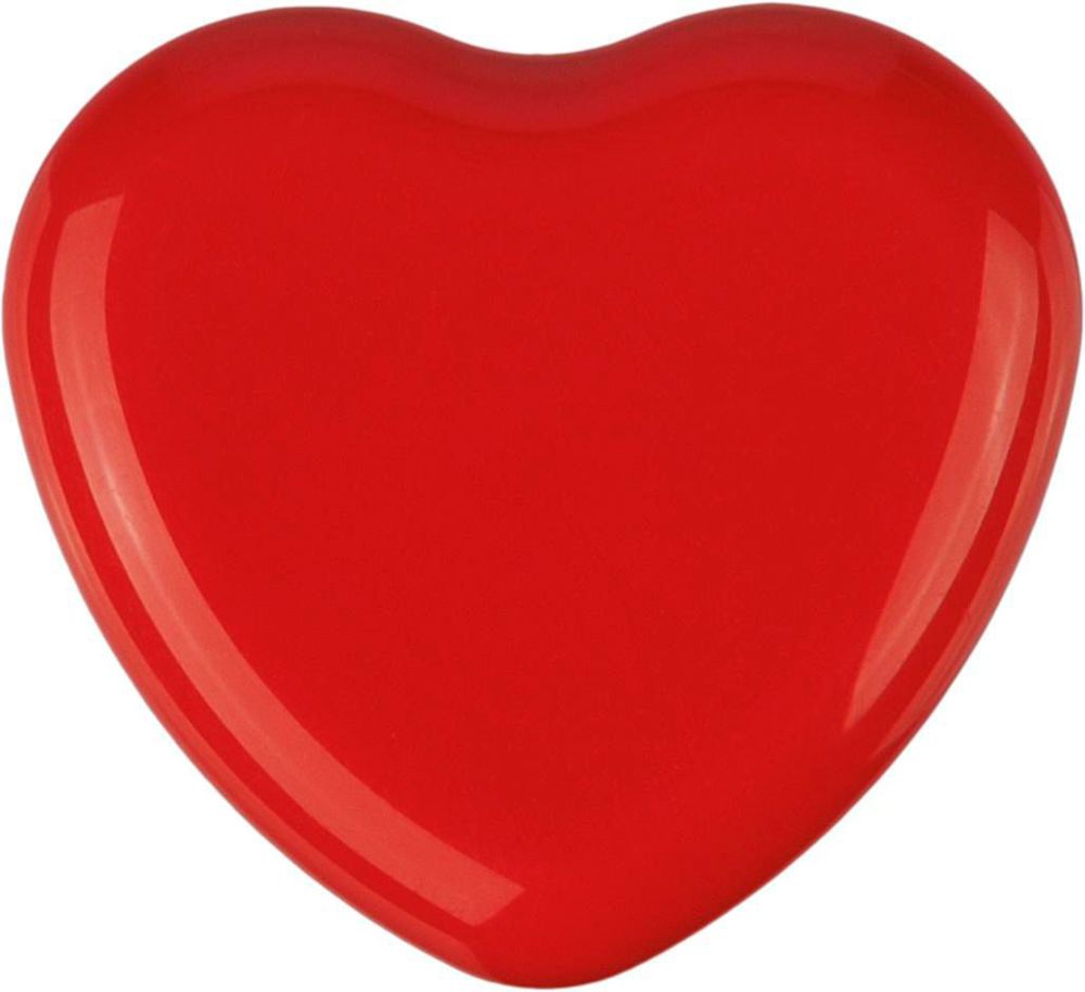 PP hartvormig lippenbalsem potje Ilja - Rood