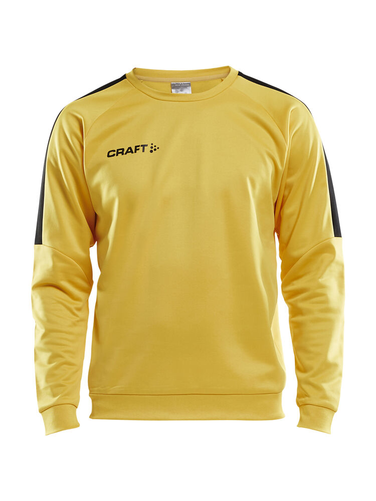 Craft - Progress R-Neck Sweater M - Sweden Yellow/Black