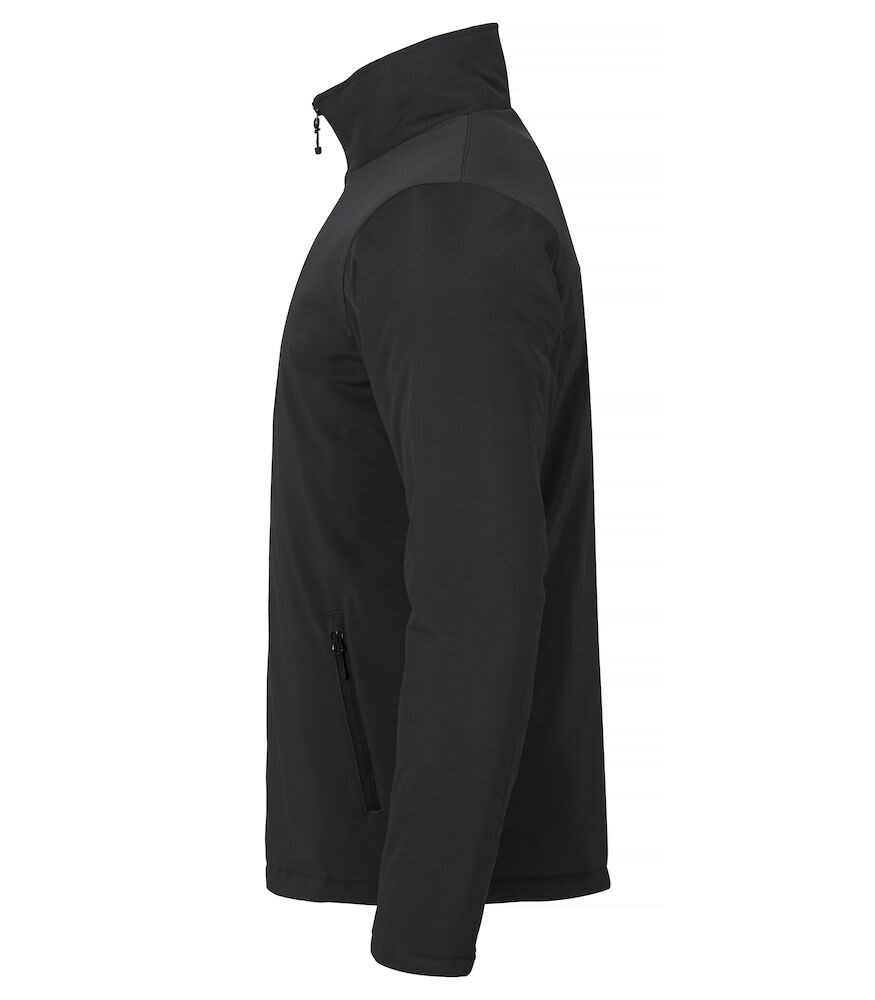 Clique - Padded Softshell Jacket Zwart XXL