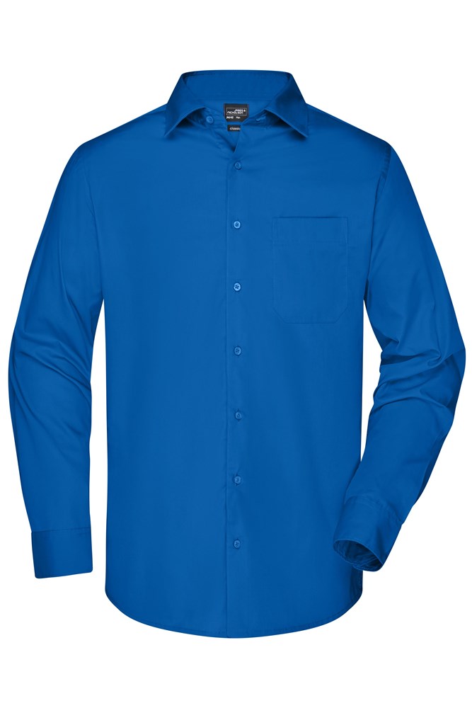 Men's Business Shirt Longsleeve - Royal (ca. Pantone 301C)