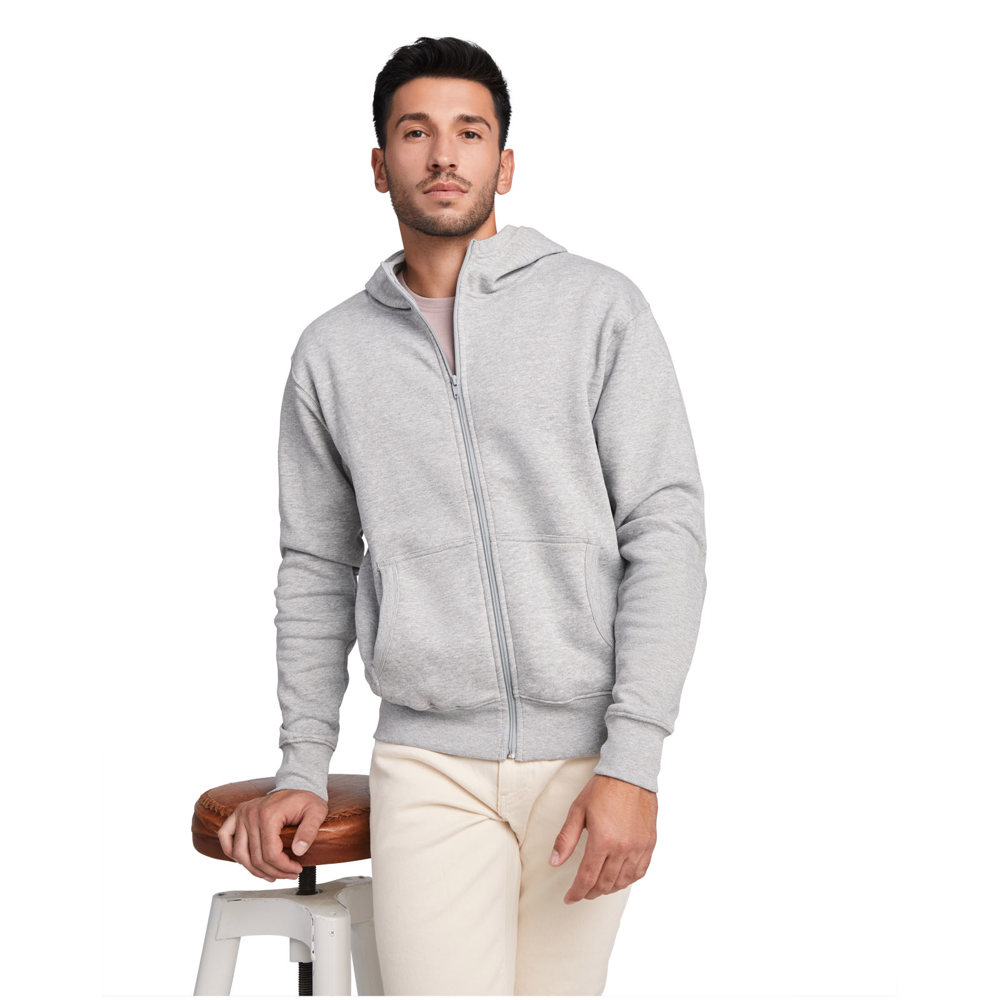 Montblanc 280 g/m² unisex hoodie met volledige rits
