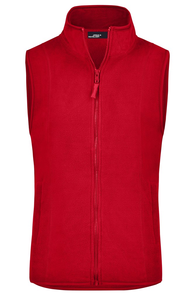 Girly Microfleece Vest - Rood (ca. Pantone 193C)