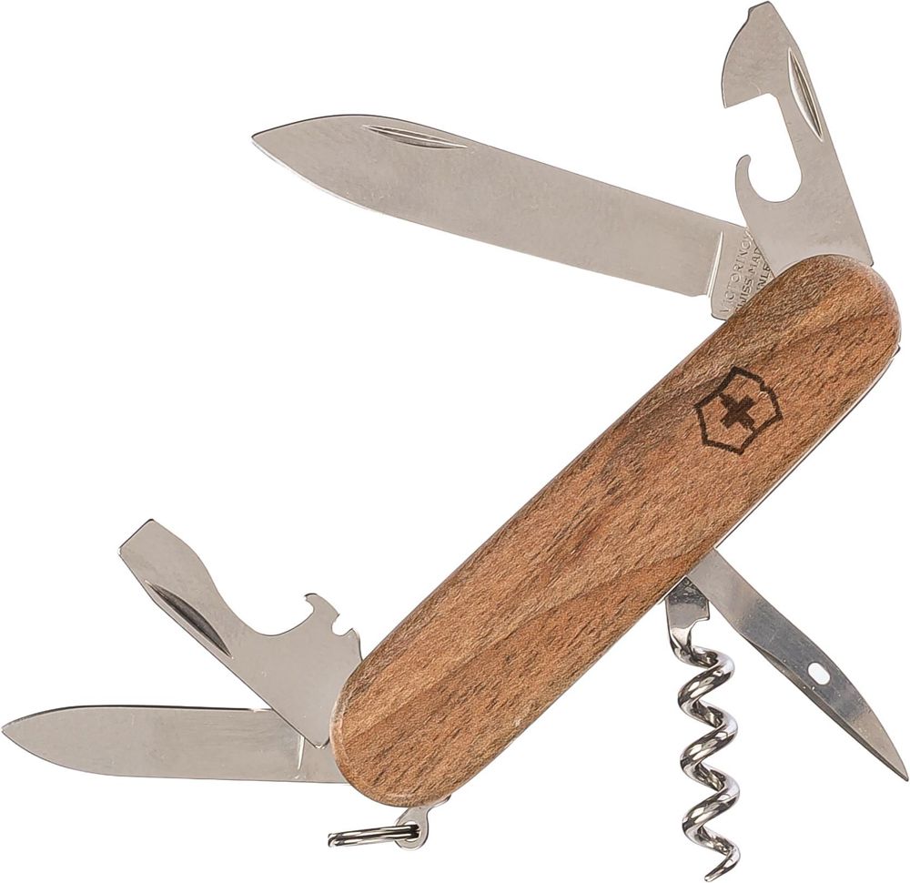 Victorinox zakmes Swiss Army Spartan Wood - houtbruin