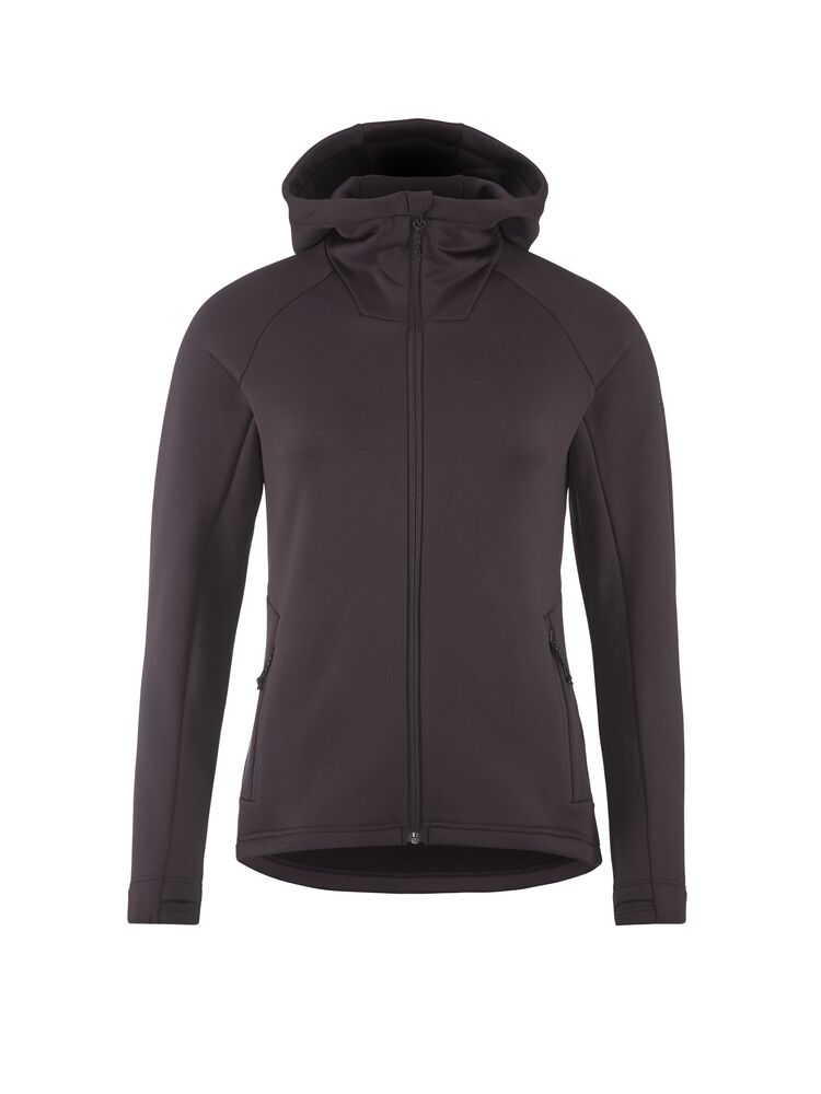 Craft - ADV Explore Power Fleece Hood Jacket W Dk Plum S