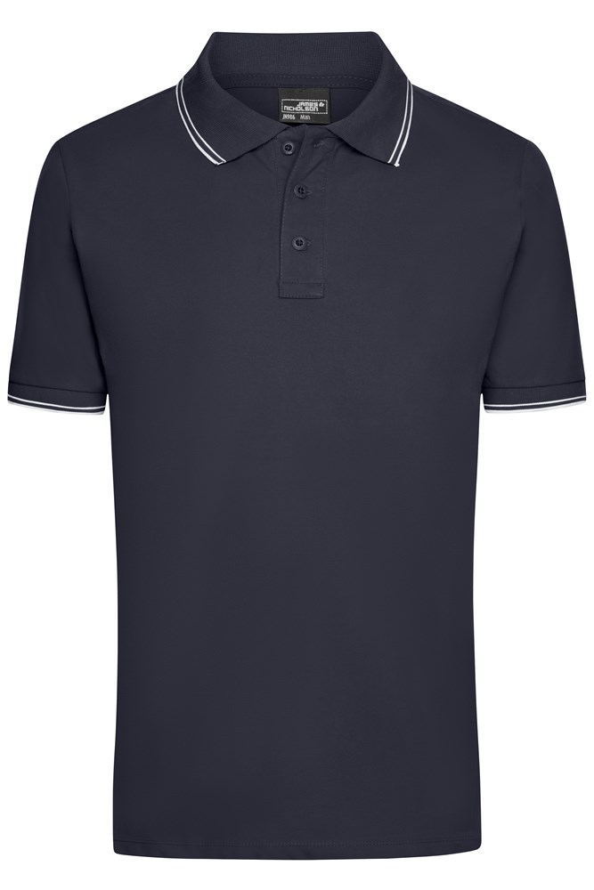 Men's Polo - Navy/wit (ca. Pantone 296C
white)