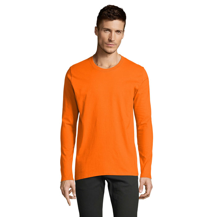 IMPERIAL LSL MEN - IMPERIAL LSL MEN T-shirt190 - Oranje