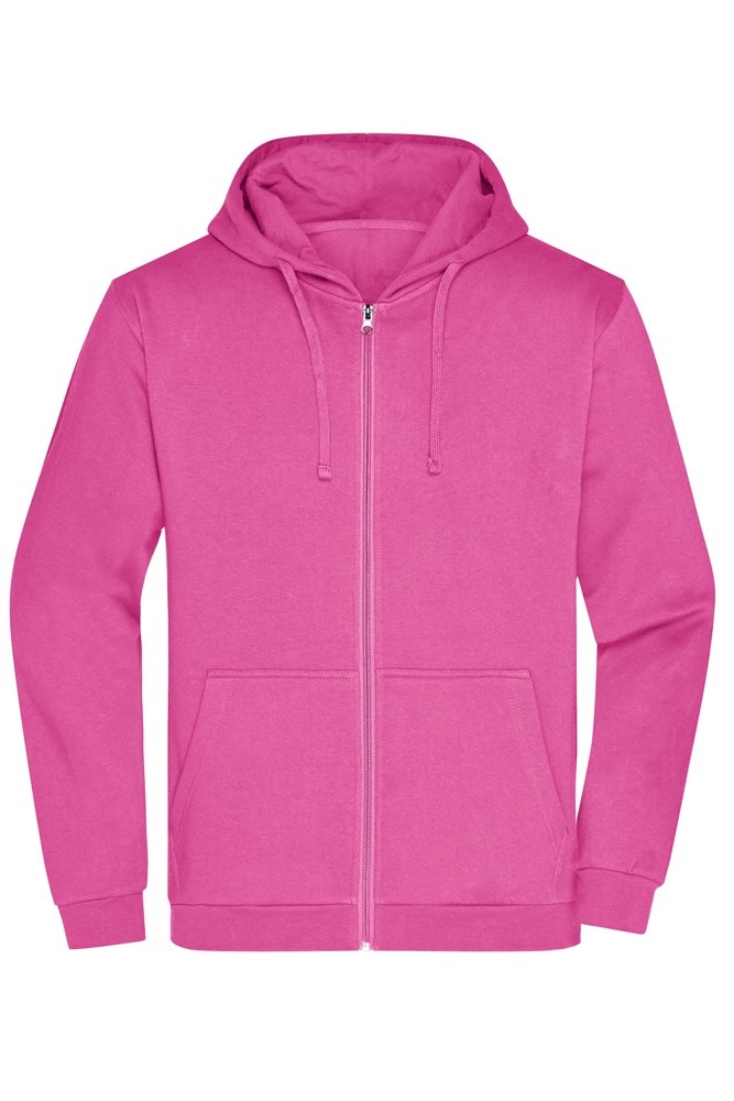 Men's Promo Zip Hoody - Roze (ca. Pantone 212C)