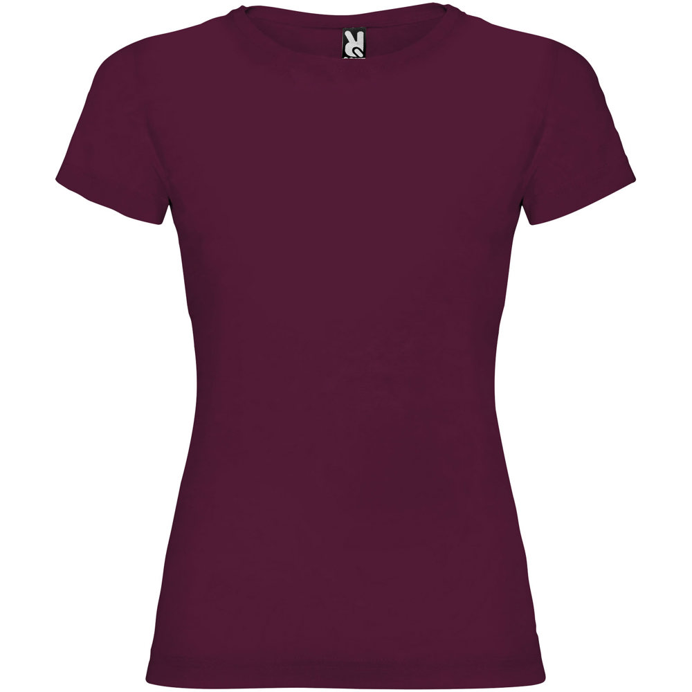 Jamaica 155 g/m² damesshirt met korte mouwen - Bordeaux rood