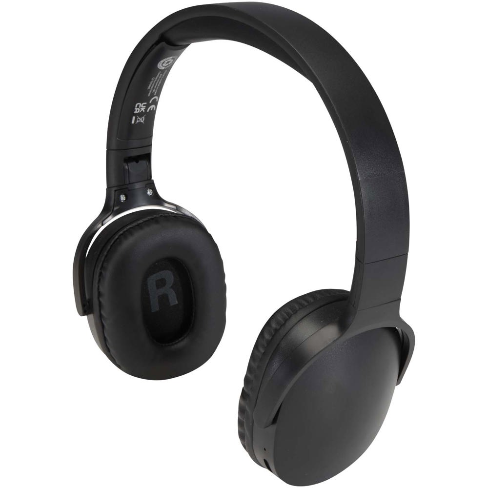 Ancha gerecycleerde plastic draadloze Bluetooth®-hoofdtelefoon over-ear