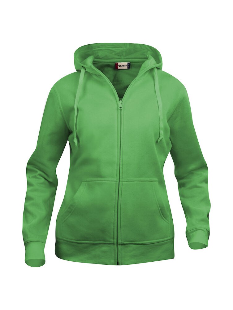 Clique - Basic Hoody Full Zip Women - Appel-groen