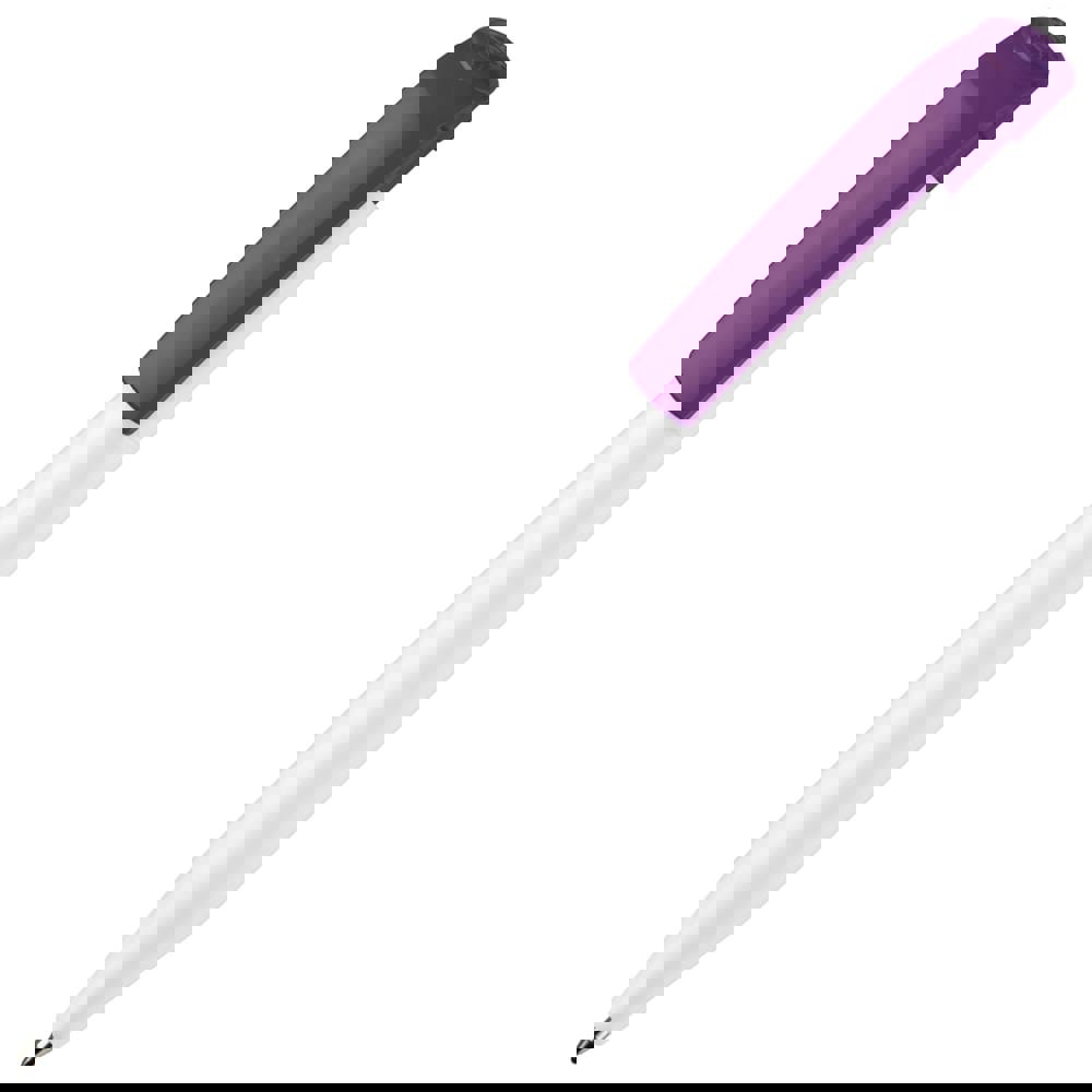 Balpen S45 hardcolour - Wit / Lila