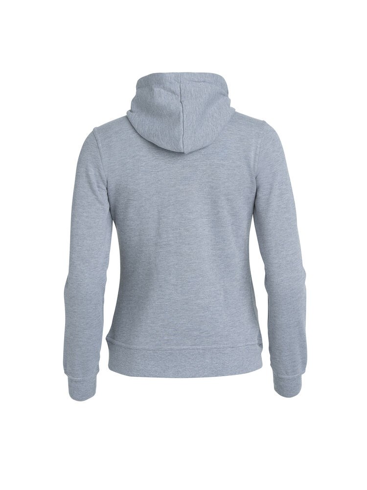 Clique - Basic Hoody Full Zip Women Grijs-melange XXL