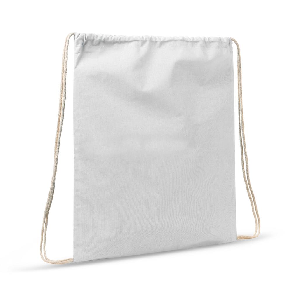 Rugzak katoen OEKO-TEX® 140g/m² 35x45cm - Wit