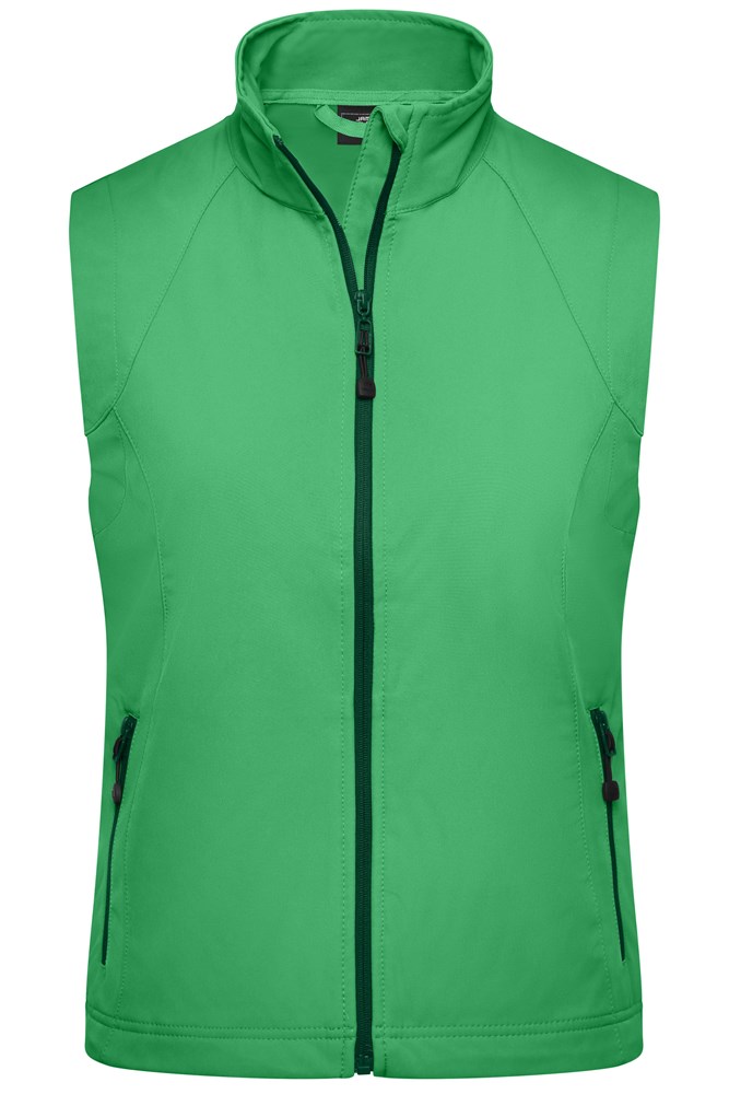 Ladies' Softshell Vest - Groen (ca. Pantone 7481C)