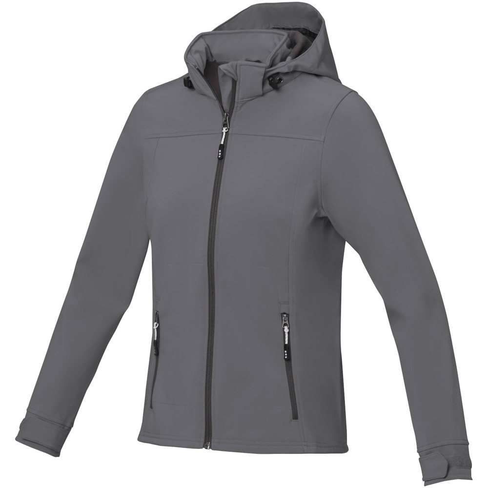 Langley softshell dames jas - Staalgrijs