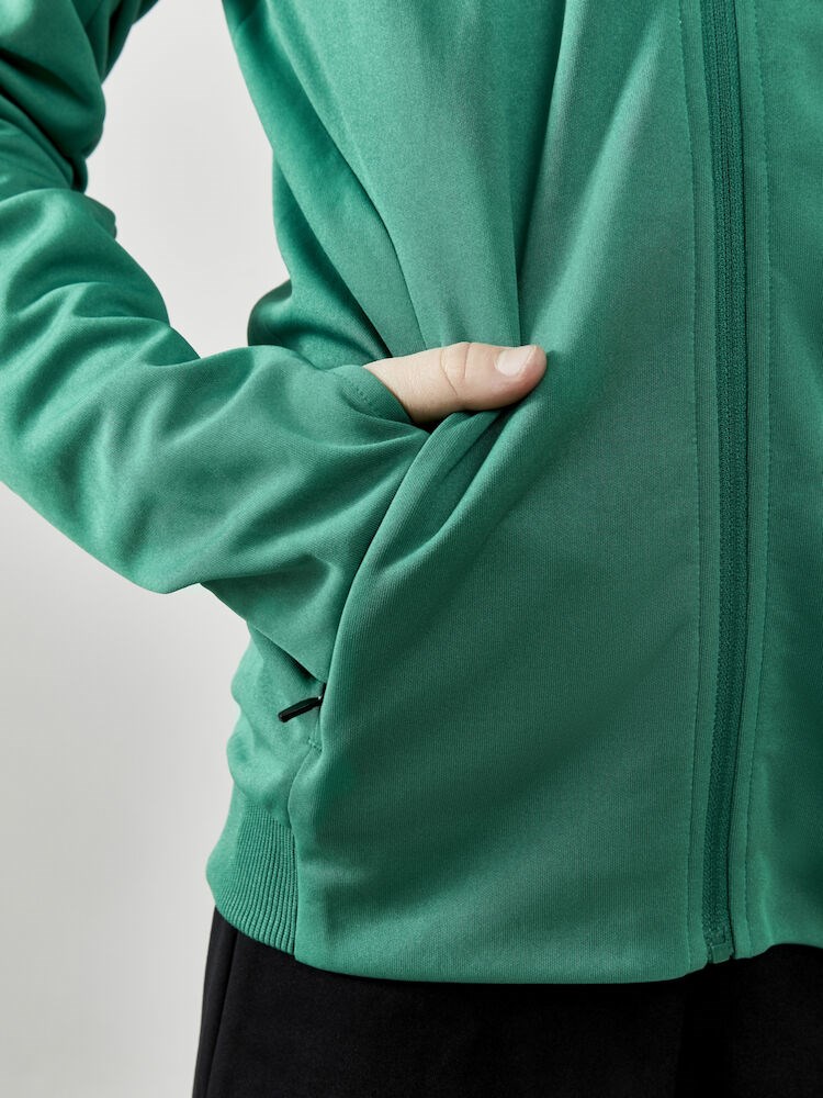 Craft - Evolve Hood Jacket Jr Team Green 122/128