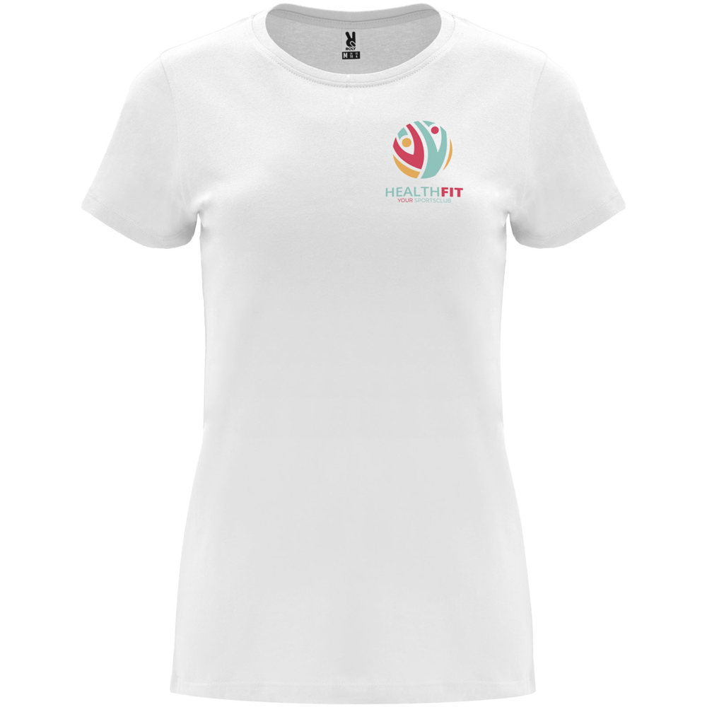Capri 170 g/m² damesshirt met korte mouwen