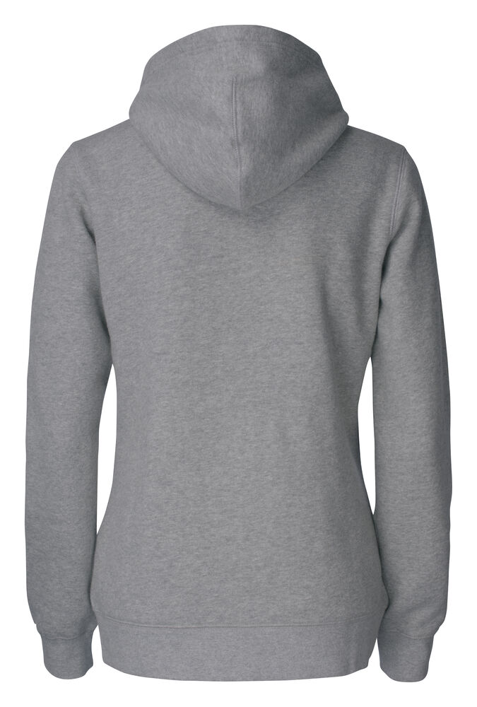 Cutter & Buck - Twisp Hood Full Zip Dames Grijs Mélange XXL