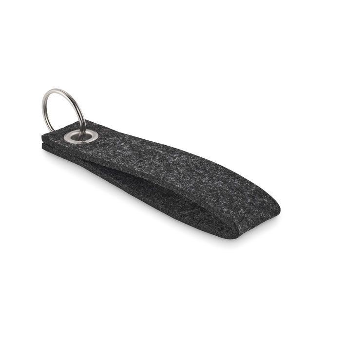 SUORA - RPET vilten sleutelhanger - Steengrijs