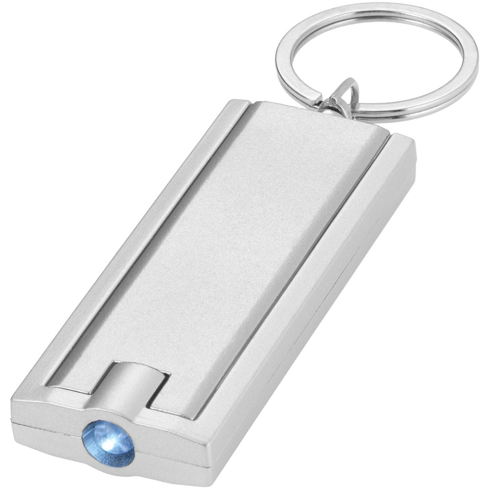 Castor LED sleutelhangerlampje - Zilver