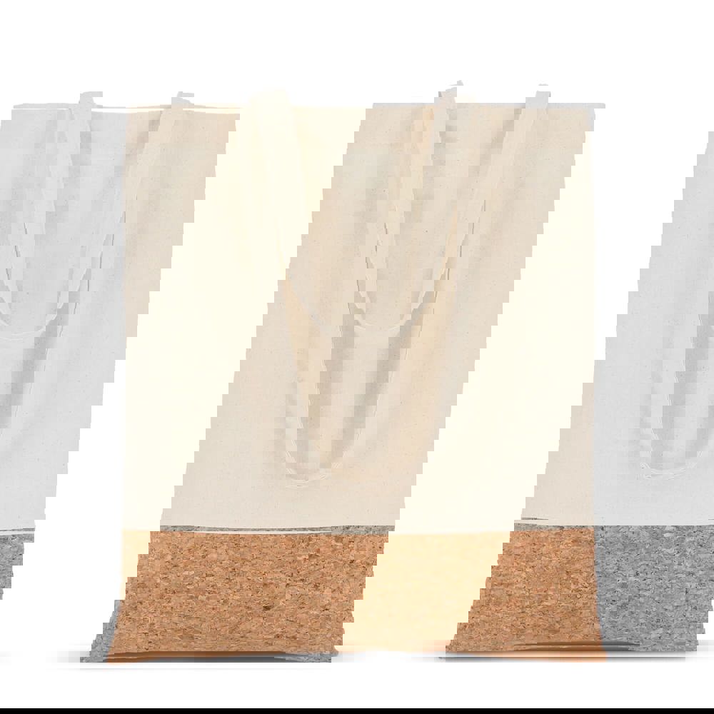 Draagtas katoen &amp; kurk 170g/m² 35 x 40cm