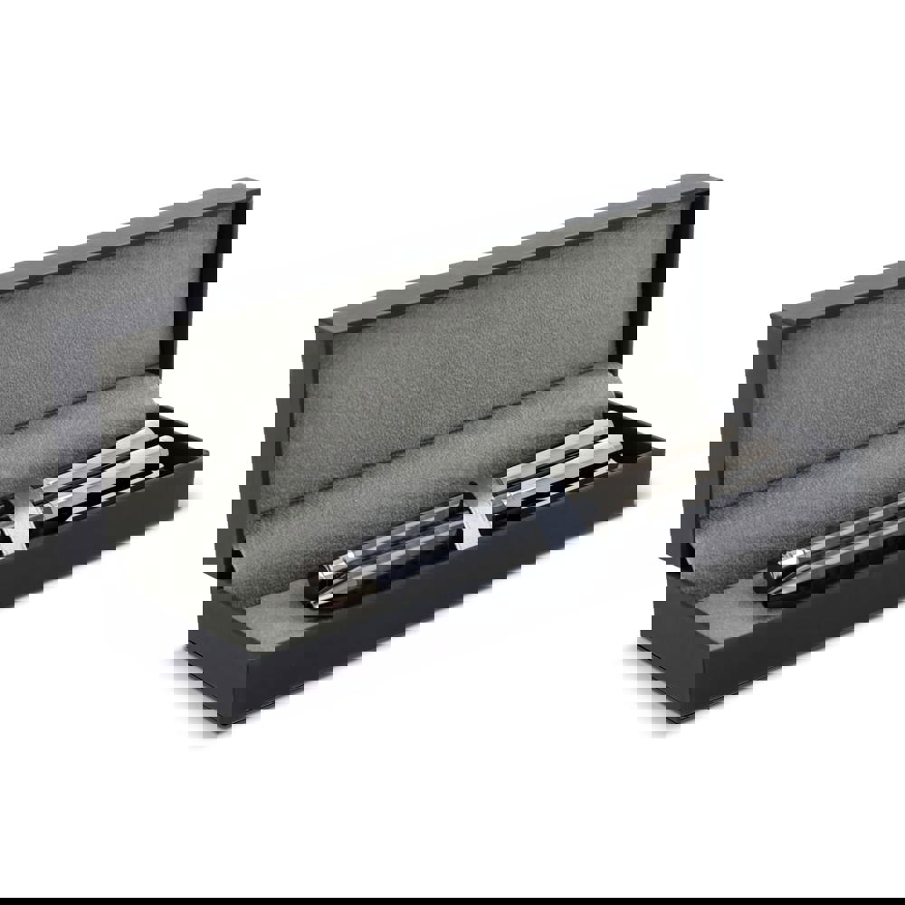 Metalen balpen en rollerbal pen set