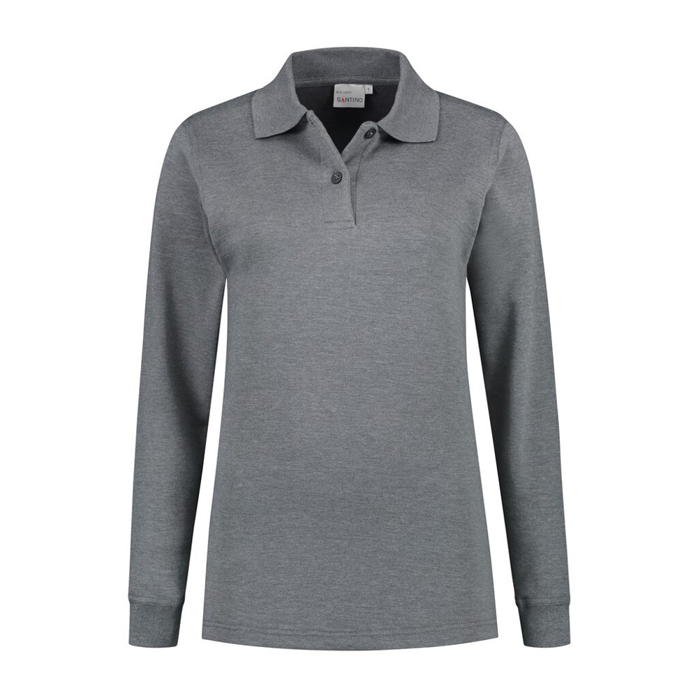 Santino Polosweater Rick Ladies - Dark Grey