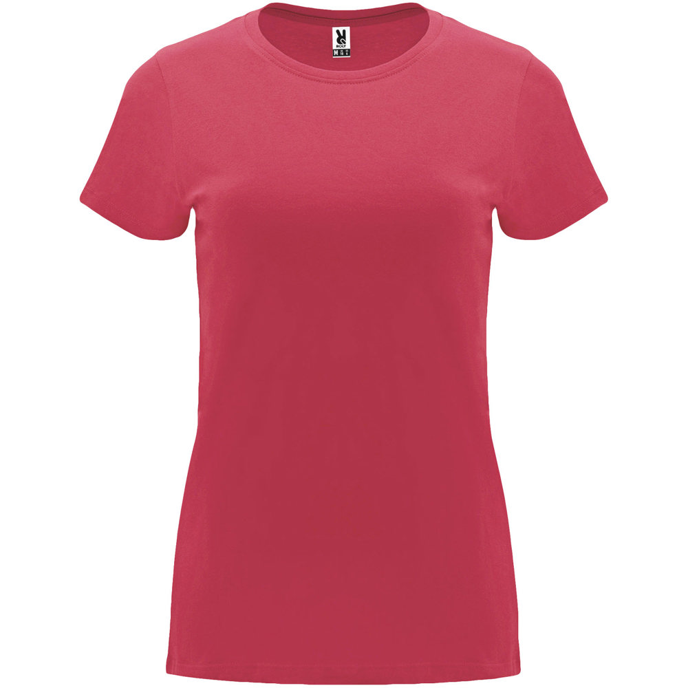 Capri 170 g/m² damesshirt met korte mouwen - Chrysantrood