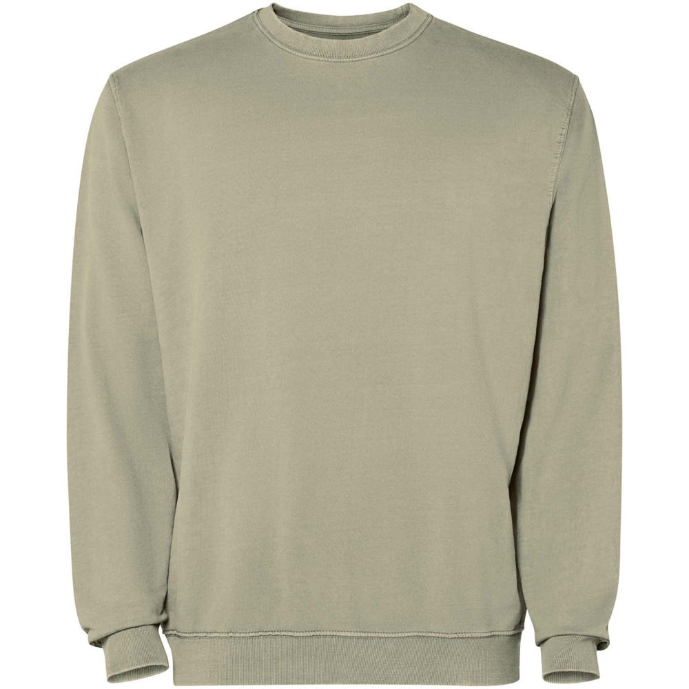 Jaya 250 g/m² unisex trui met ronde hals - Khaki