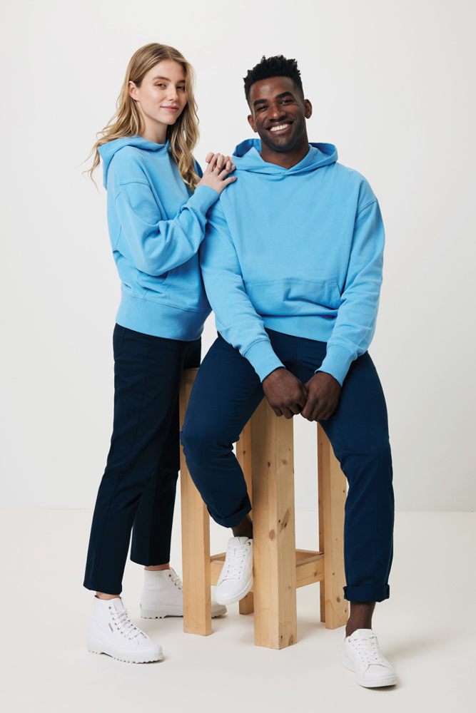 IQONIQ Yoho gerecycled katoen relaxed hoodie