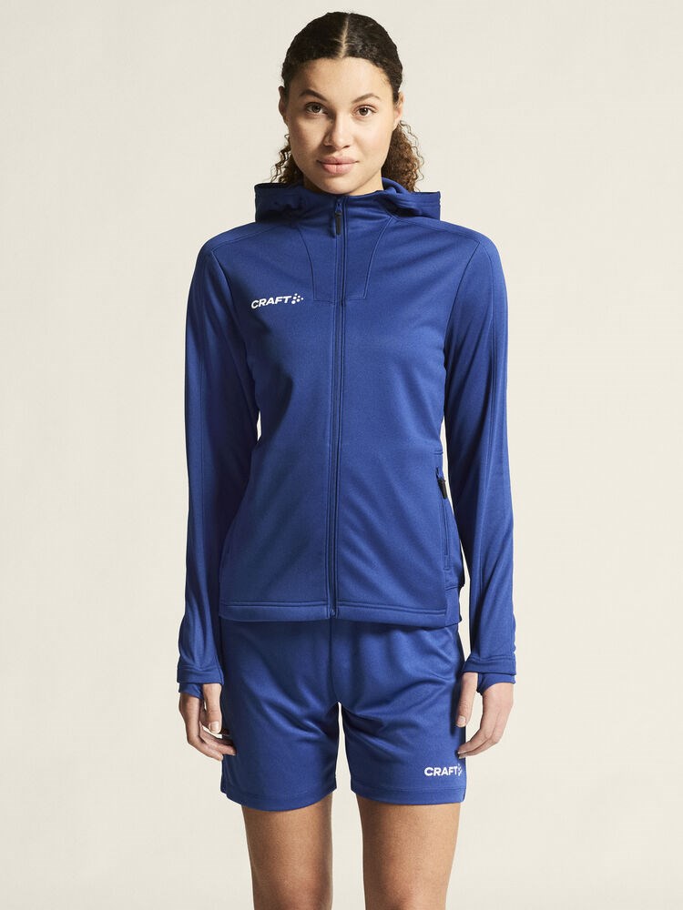 Craft - Evolve 2.0 Brushed Hood Jacket W Club Cobolt XXL