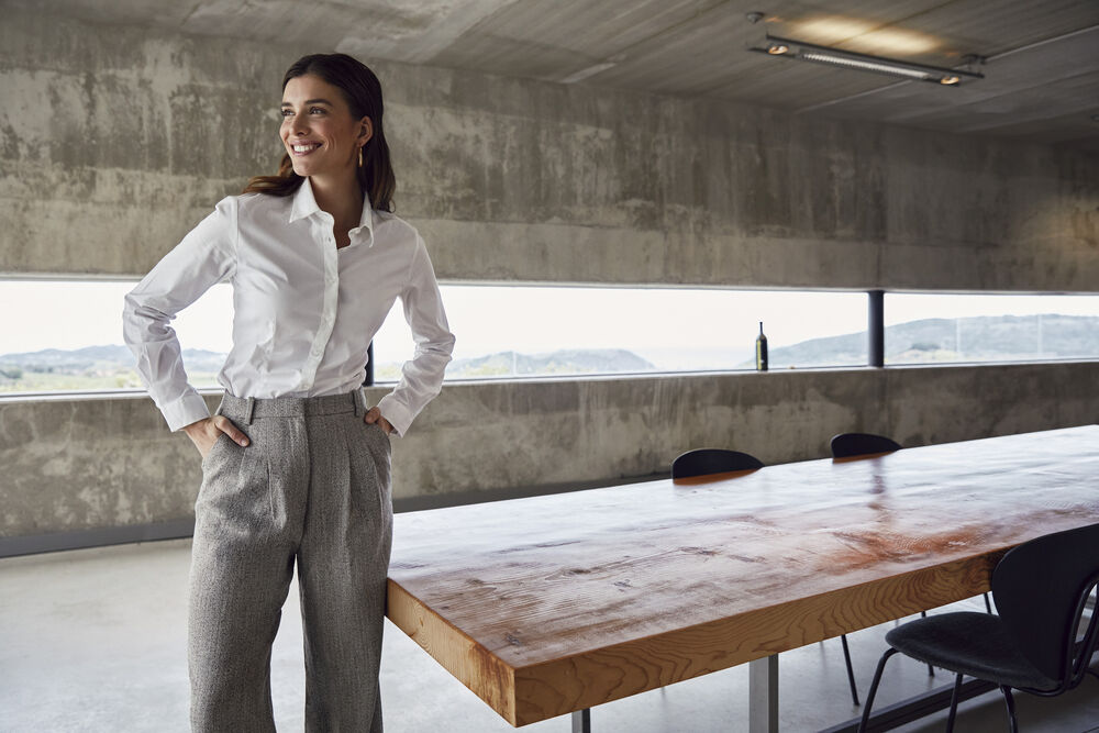 Clique - Stretch Shirt L/S Women Dark Navy S