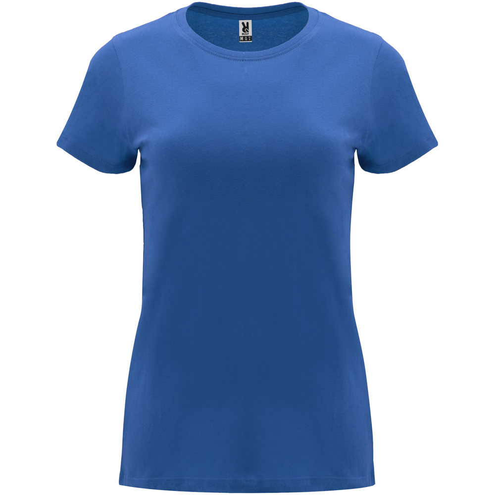 Capri 170 g/m² damesshirt met korte mouwen - Koningsblauw