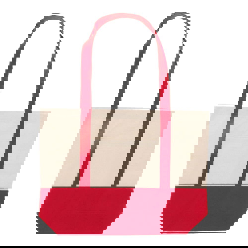 Strandtas katoenen canvas OEKO-TEX® 280g/m² 42x10x30cm