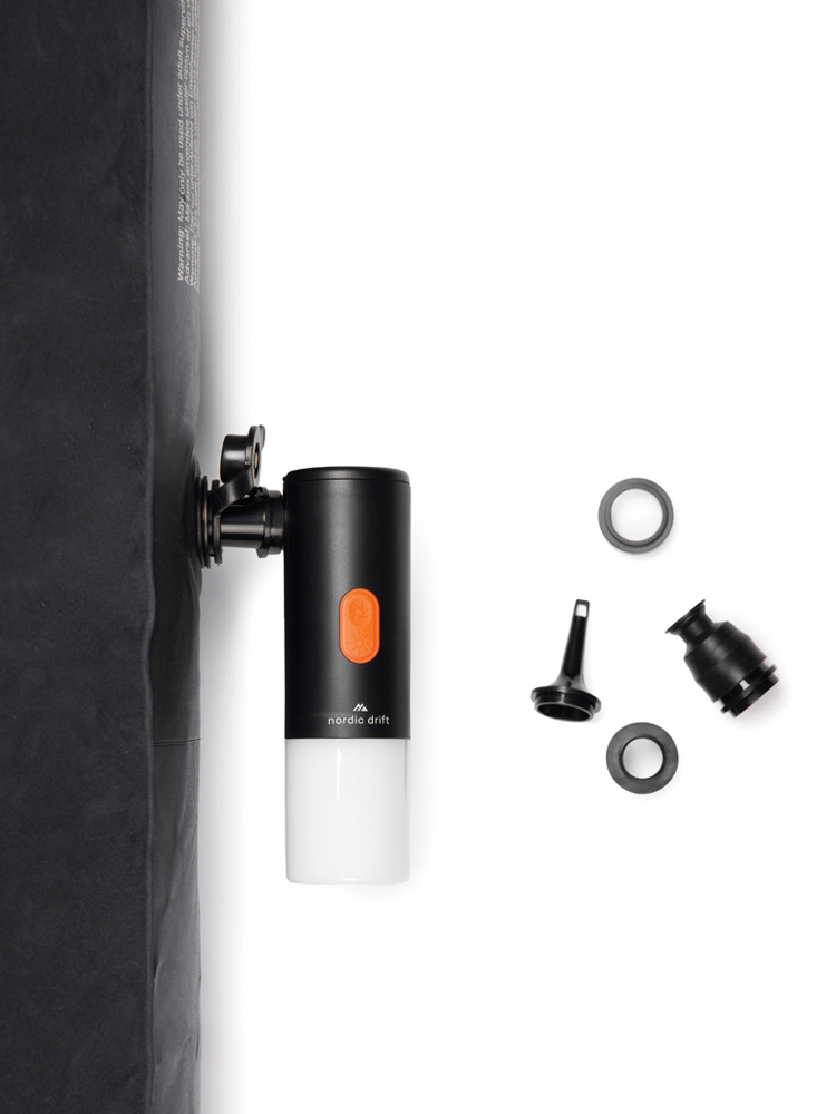 Nordic Drift Titan draagbare luchtpomp & campinglamp