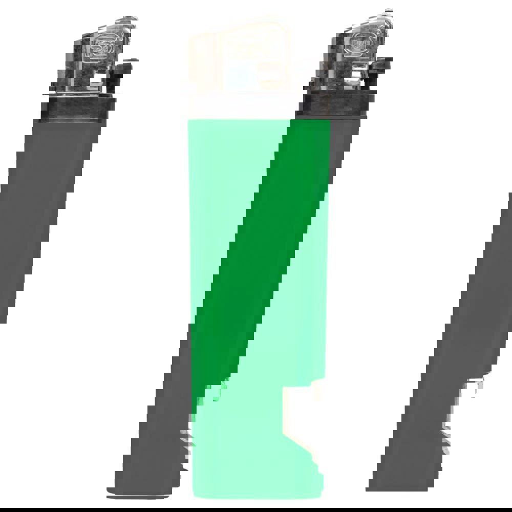 Wegwerpaansteker met flesopener - Groen