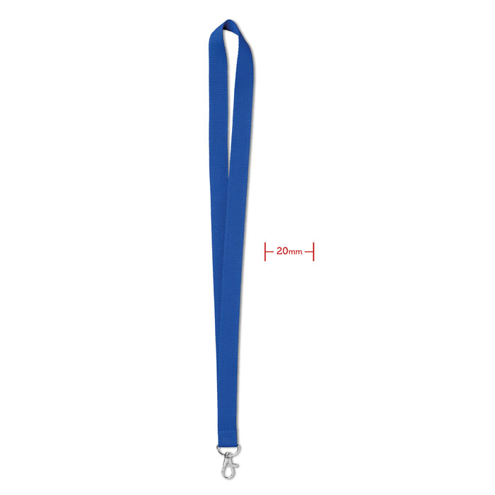 SIMPLE LANY - Lanyard 20 mm - Royal Blauw