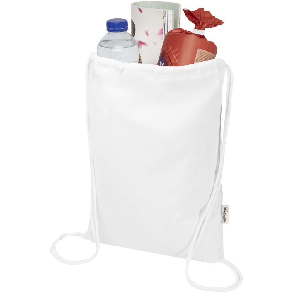 Oregon Blend 140 g/m² GRS gerecyclede tas met trekkoord 5 l