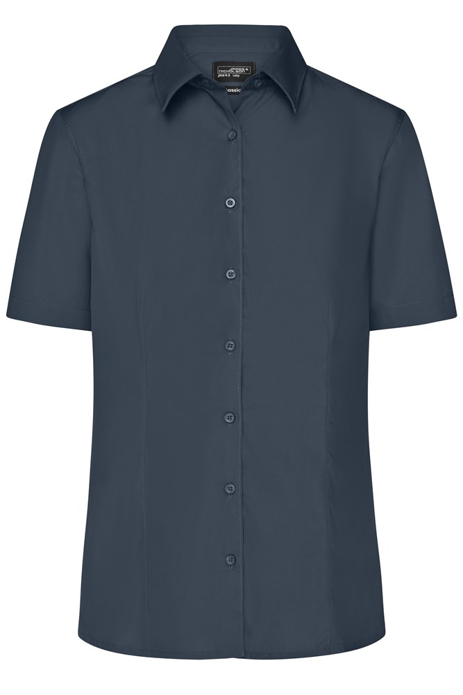 Ladies' Business Shirt Shortsleeve - Carbon (ca. Pantone 425U)
