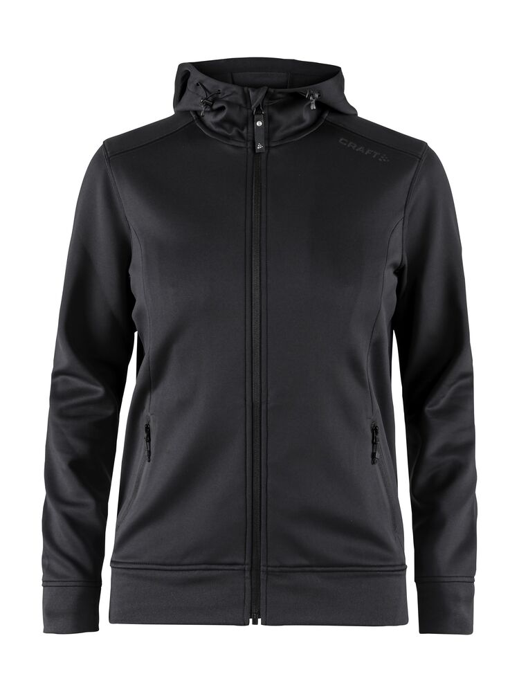 Craft - Noble Full Zip Hood W - Black