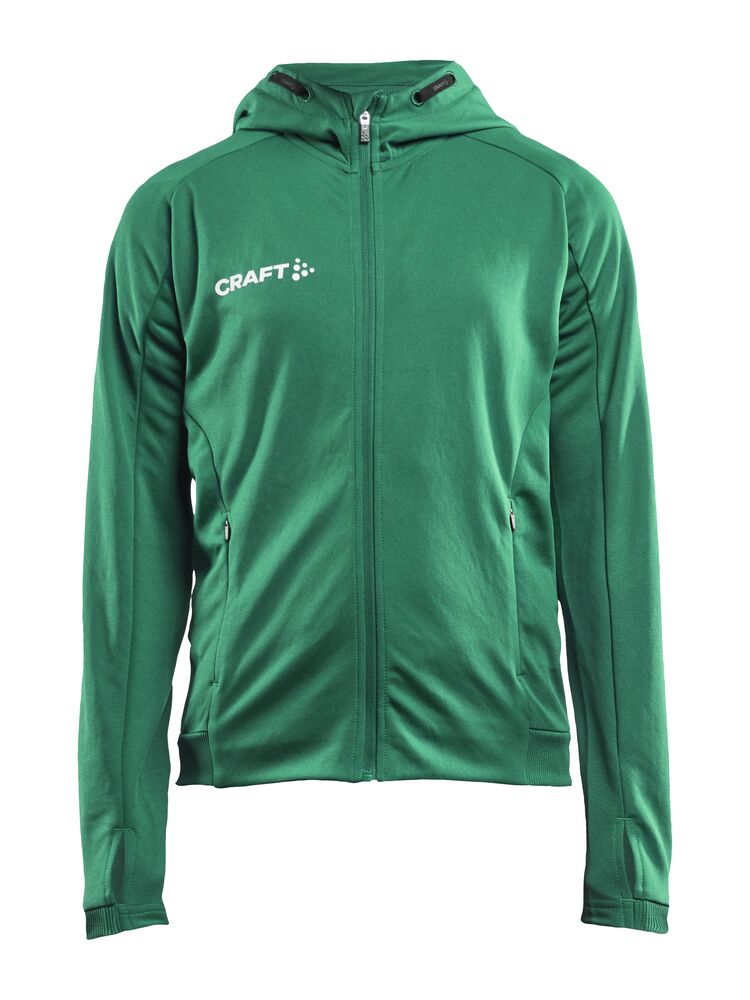 Craft - Evolve Hood Jacket Jr - Team Green