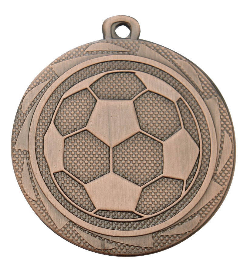 B-BS.ME105 medailles 4,5 cm voetbal - 3. brons