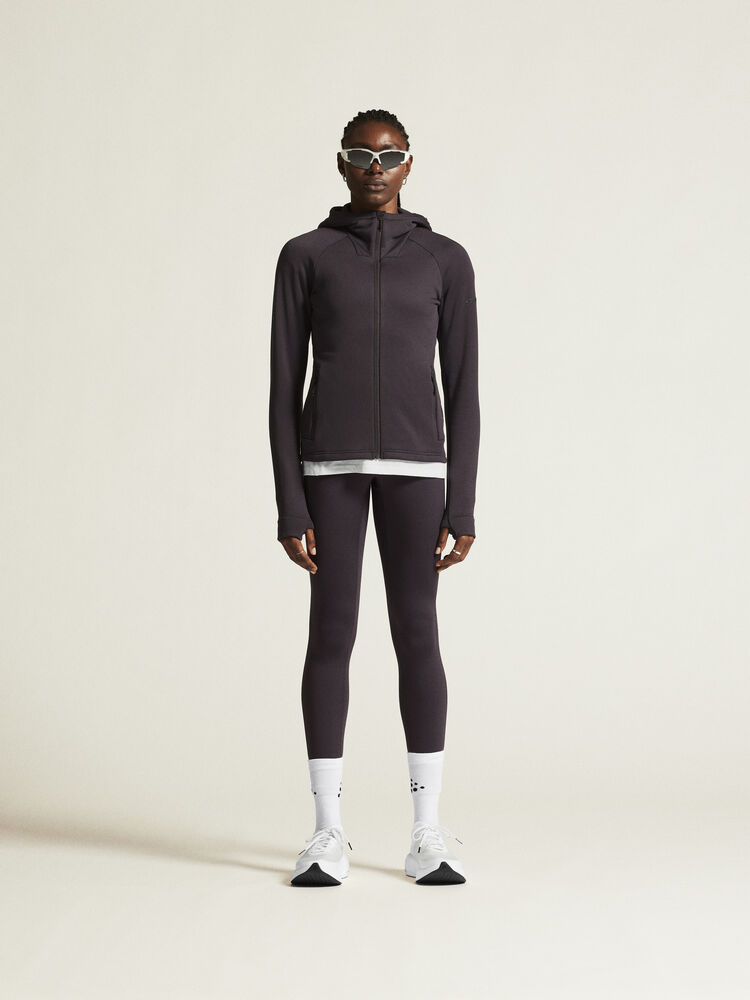 Craft - ADV Explore Power Fleece Hood Jacket W Dk Plum S