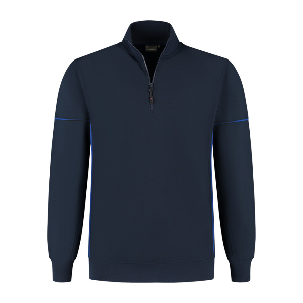 Santino Zipsweater Collin - Real Navy / Royal Blue