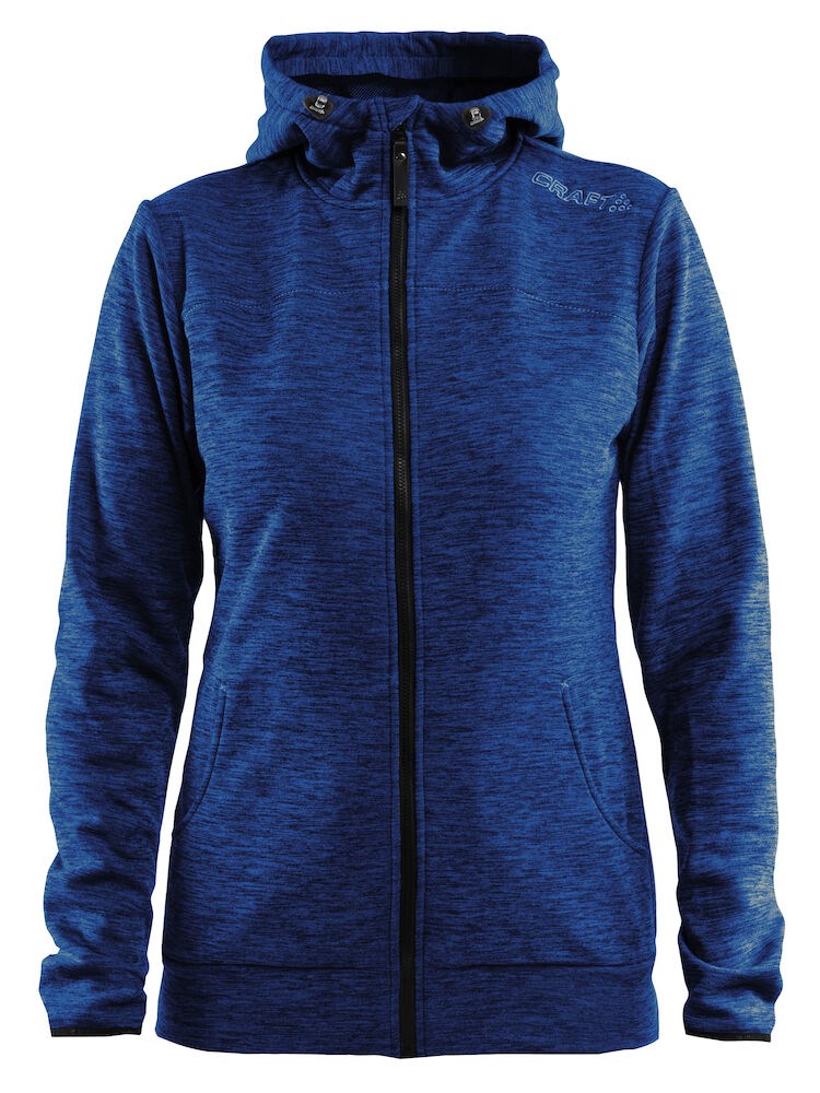 Craft - Leisure Full Zip Hood W - Deep Melange