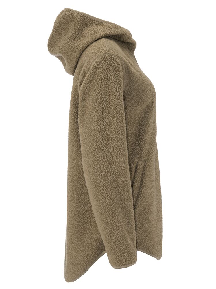 Craft - Join Pile Fleece FZ Hood W Taupe XS