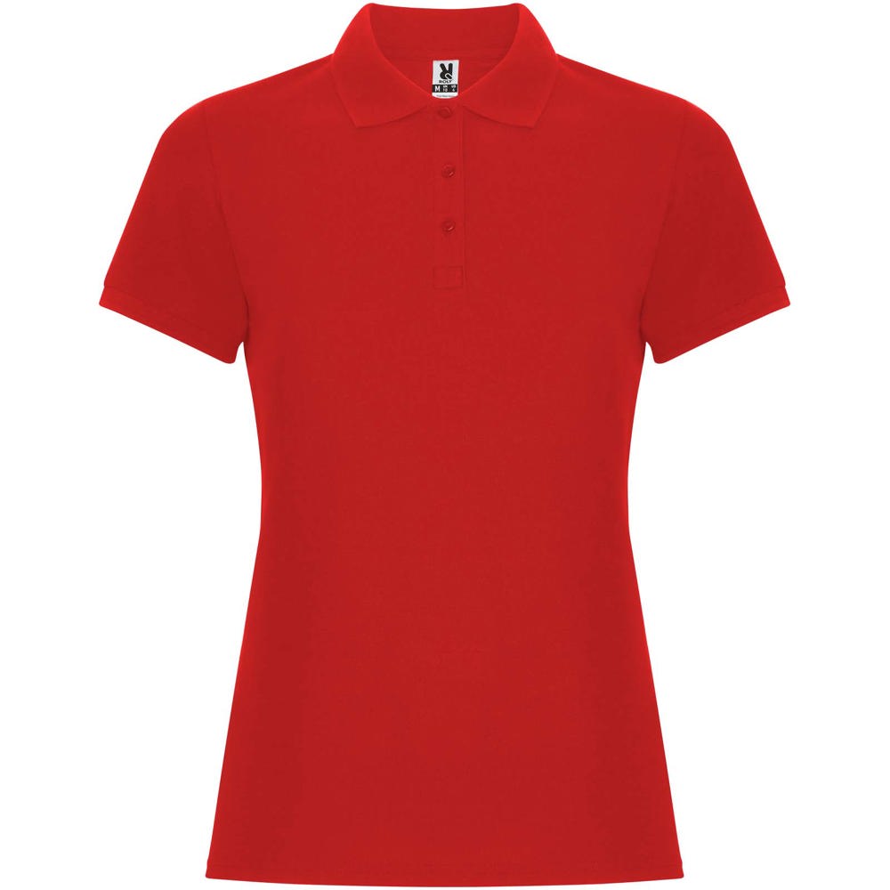 Pegaso Premium damespolo met korte mouwen - Rood