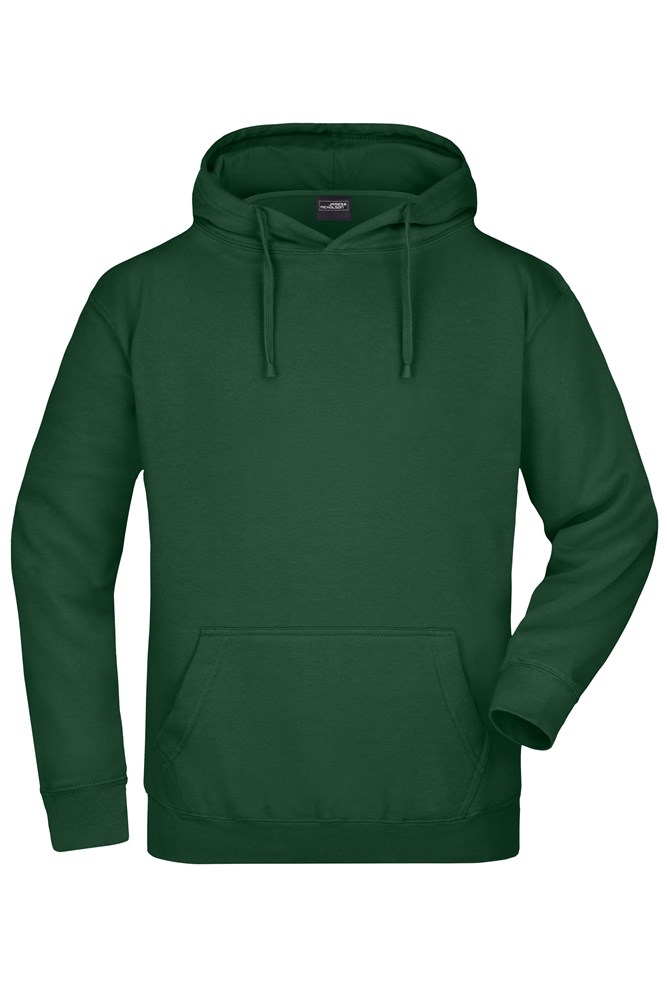 Hooded Sweat - Donkergroen (ca. Pantone 554C)